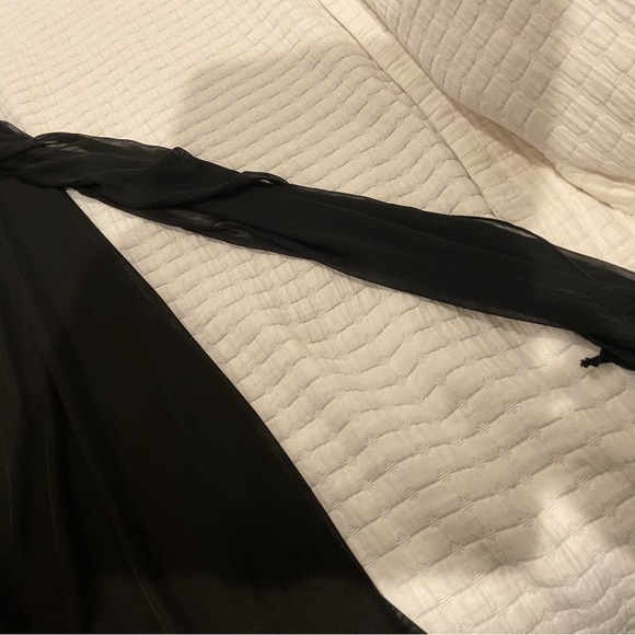 Palazzo Pant. Sheer over lining. Black XL - Picture 3 of 6